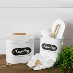 Handled Laundry Tins