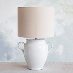 Handled Urn Table Lamp