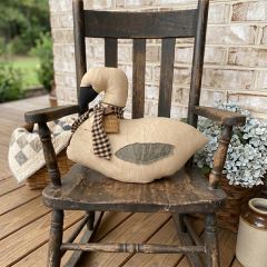 Handmade Feathered Goose Pillow