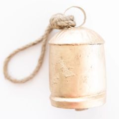 Hanging Rustic Metal Bell 6 Inch Set of 2