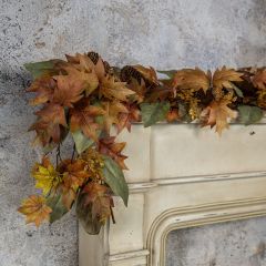 Harvest Bliss Mixed Leaf Garland