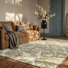 Harvest Bloom Ivory/Green Area Rug