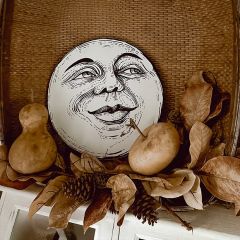 Harvest Hollow Man in the Moon Wall Decor