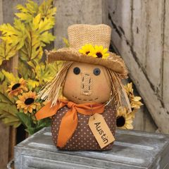 Harvest Hollow Scarecrow Shelf Sitter