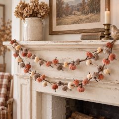 Harvest Hues Pumpkin Pod Garland