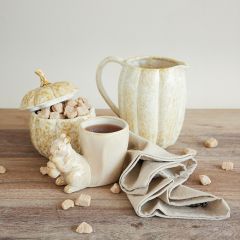 Harvest Pumpkin Stoneware Pitcher