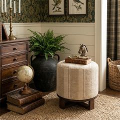 Hearthside Home Round Ottoman Stool