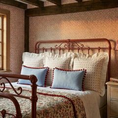 Heirloom Cottage Cotton Euro Sham Set of 2