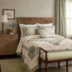 Heirloom Floral and Vine Bedspread