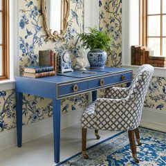 Heritage Manor Marlin Blue Writing Desk