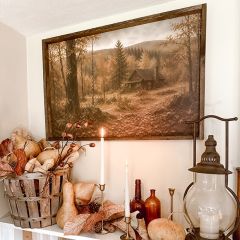 Hidden Homestead Printed Canvas Wall Sign