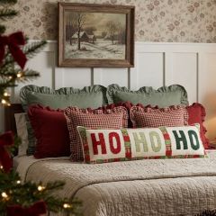 Ho Ho Ho Christmas Quilt Pillow
