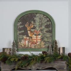 Holiday Forest Scene Framed Print