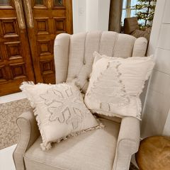 Holiday Snowflake Pillow Set of 2