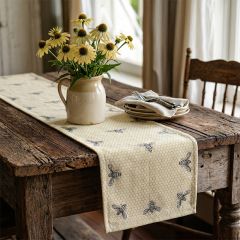 Home and Hive Cotton Table Runner