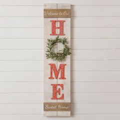 Home Sweet Home Wreath Welcome Sign