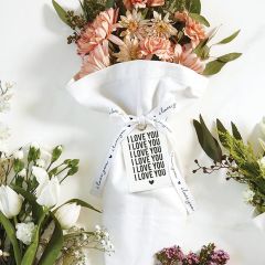 I Love You Reusable Bouquet Bag