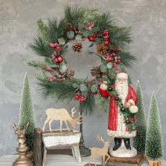 Icy Holiday Wreath