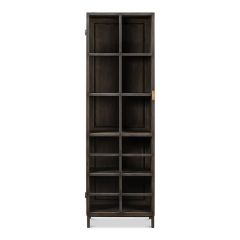 Industrial Farmhouse Tall Display Cabinet