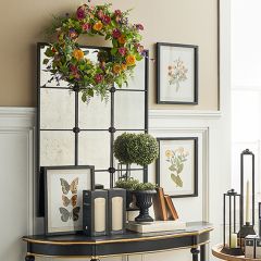 Industrial Window Pane Wall Mirror