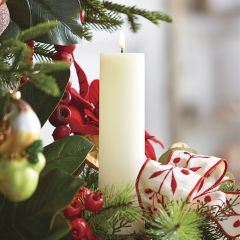 Ivory Pillar Candle