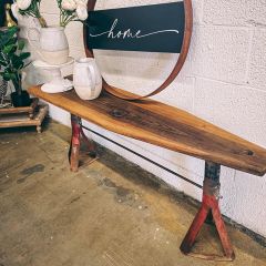 Jack Foot Rustic Farmhouse Bench