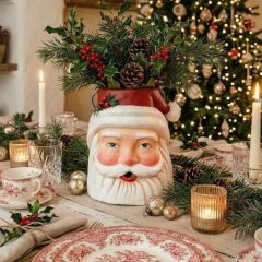 Jolly Santa Holiday Container