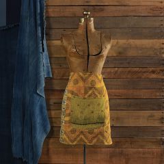 Kantha Stitch Multi Fabric Apron