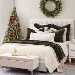 Cotton Velvet Bed Quilt