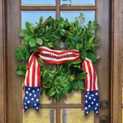 Land Of Liberty Wreath Sash