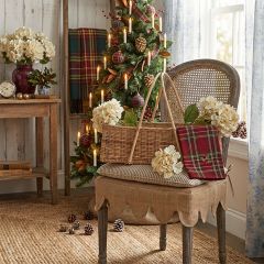 Large Handled Natural Rattan Display Basket