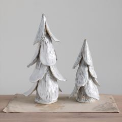 Layered Stoneware Tree Figurine