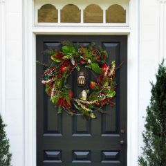 LED Holiday Myrtle Wreath