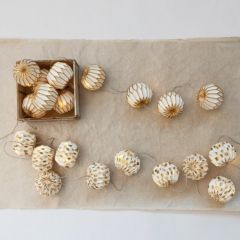 LED Paper Ornament Garland Set of 2