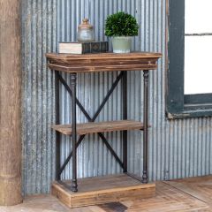 Library Console Shelf