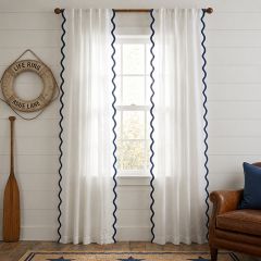 Light and Airy Scallop Edge Window Panel Set of 2