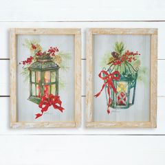 Lighted Lantern Framed Print 16 Inch
