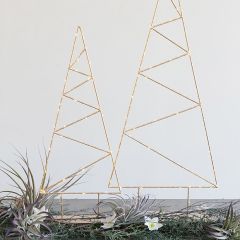 Lighted Modern Moire Tree