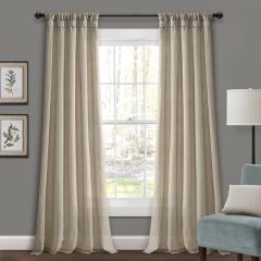 Linen Tab Top Curtain Panel Set of 2