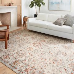 Loloi Estelle Collection Ivory/Stone Area Rug