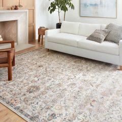Loloi II Cassandra Collection Dove/Navy Area Rug