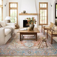 Loloi Terracotta Sky Farmhouse Area Rug