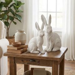 Long Eared Sitting Rabbit Garden Figure