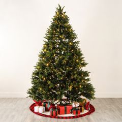 Lush Pre Lit Faux Christmas Tree