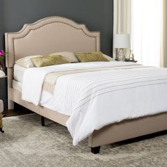 Luxurious Linen Upholstered Bed