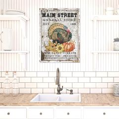 Main Street General Store Canvas Wall Art