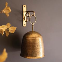 Manor House Brass Bell and Wall Bracket
