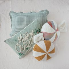 Merry Christmas Festive Accent Pillow