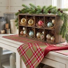 Merry Homestead Plaid Table Runner