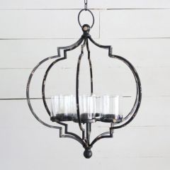 Metal Candle Chandelier